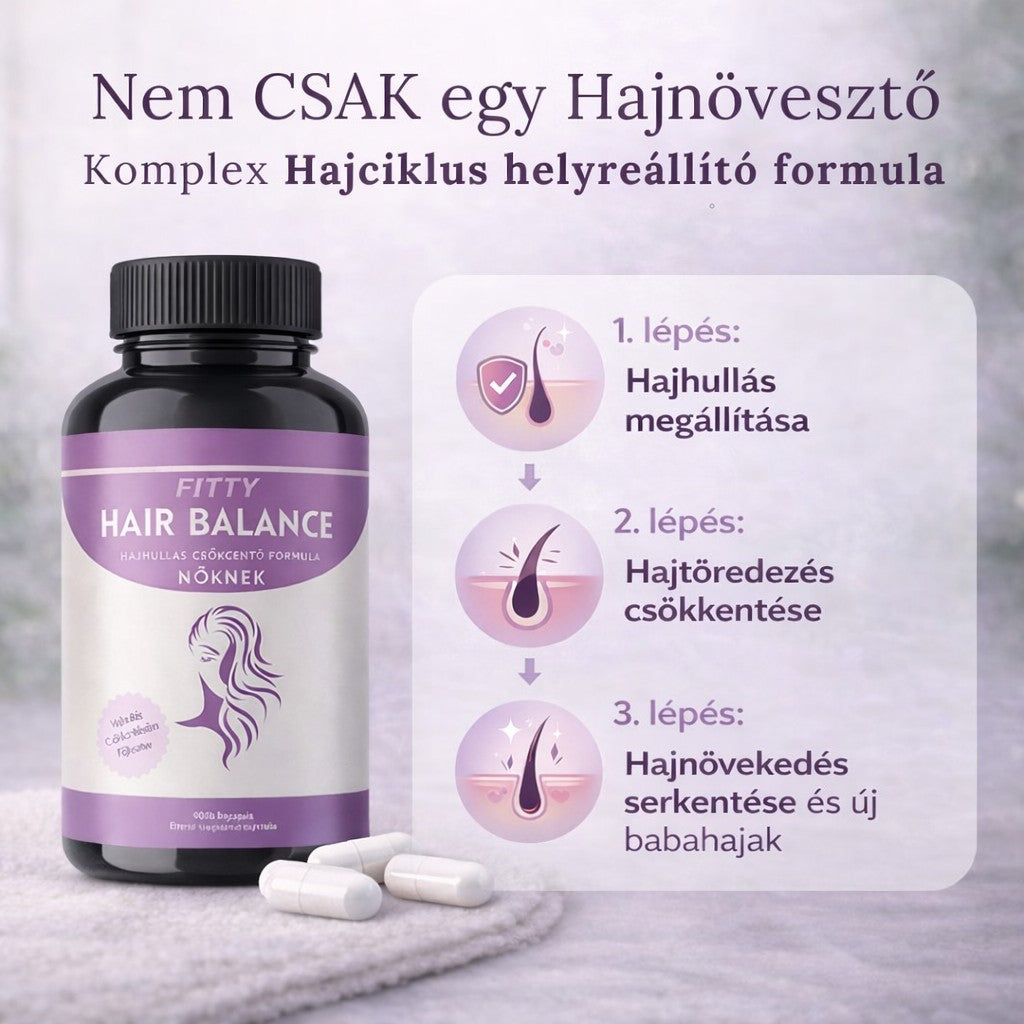 Fitty HairBalance - Hajhullás csökkentő formula Nőknek