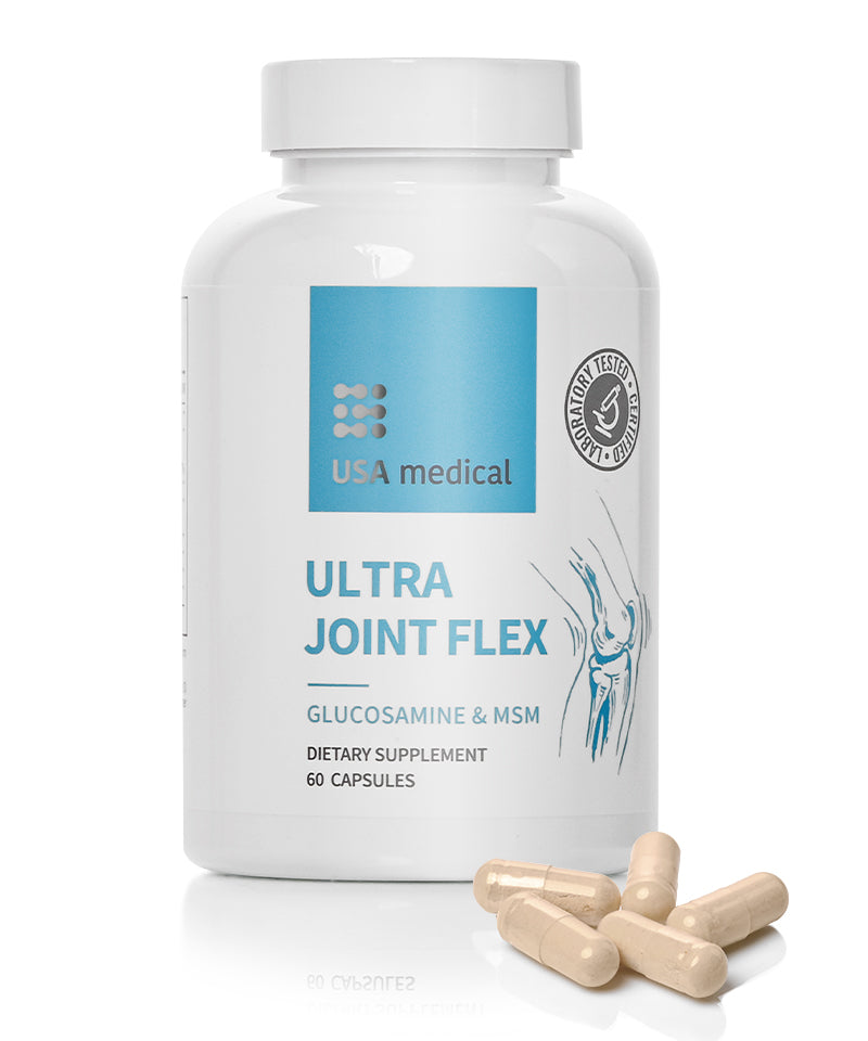USA Porc támogató kapszula C-vitaminnal, MSM-mel, glükozaminnal és kurkumával 60 db