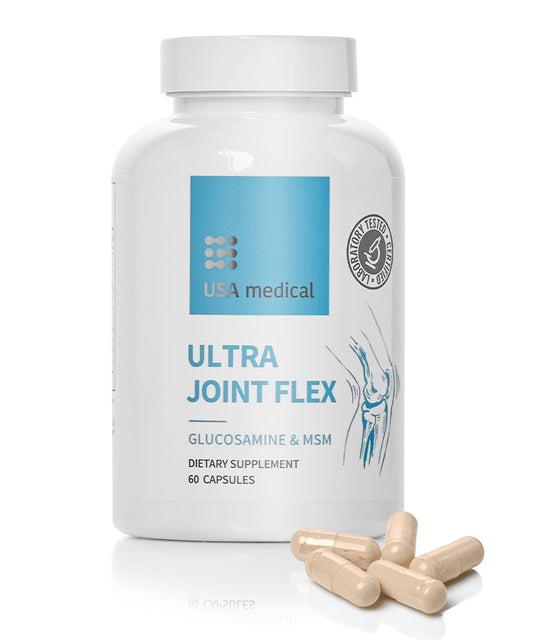 USA Porc támogató kapszula C-vitaminnal, MSM-mel, glükozaminnal és kurkumával 60 db