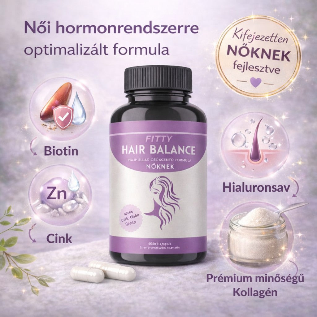Fitty HairBalance - Hajhullás csökkentő formula Nőknek