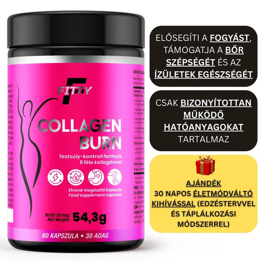 Fitty Collagen Burn kapszula - Társ a fogyásban