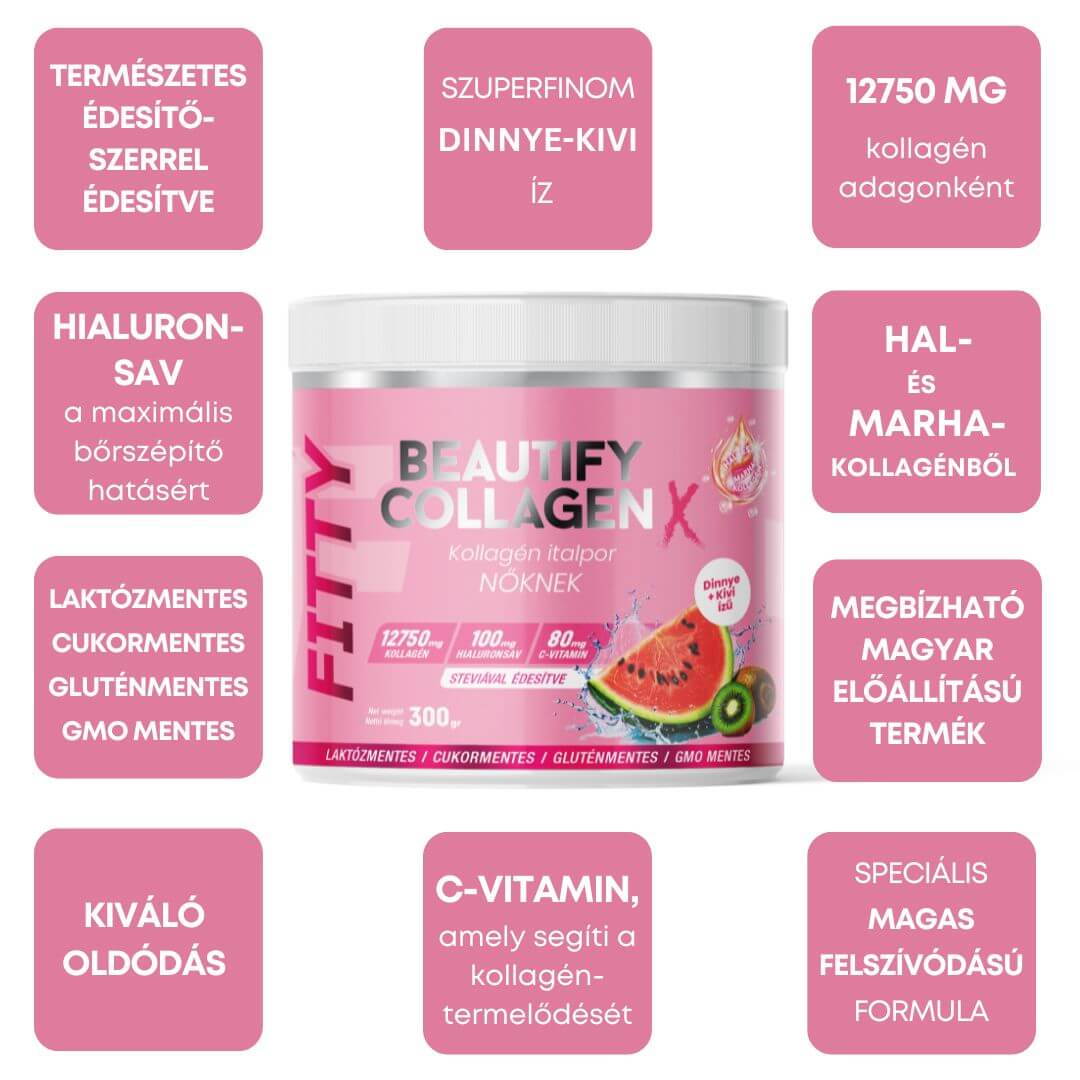 Beautify Kollagén italpor nőknek