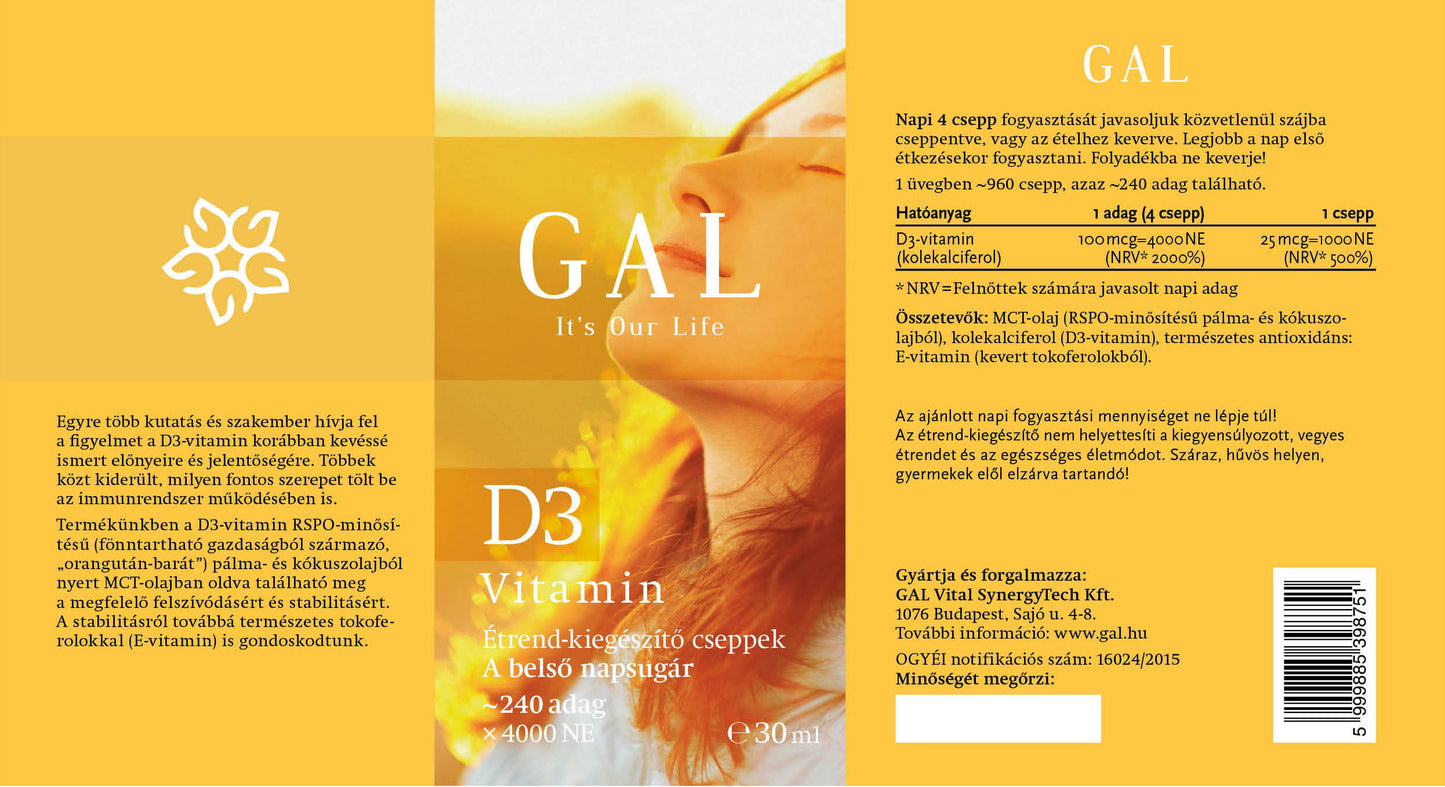 GAL D3-Vitamin