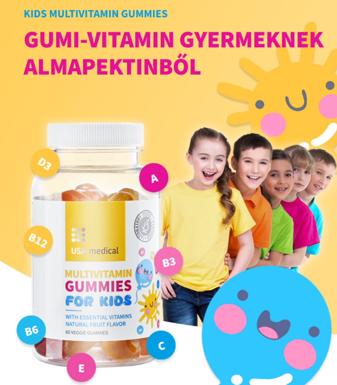 Multi Gumivitamin Gyerekeknek 60 db