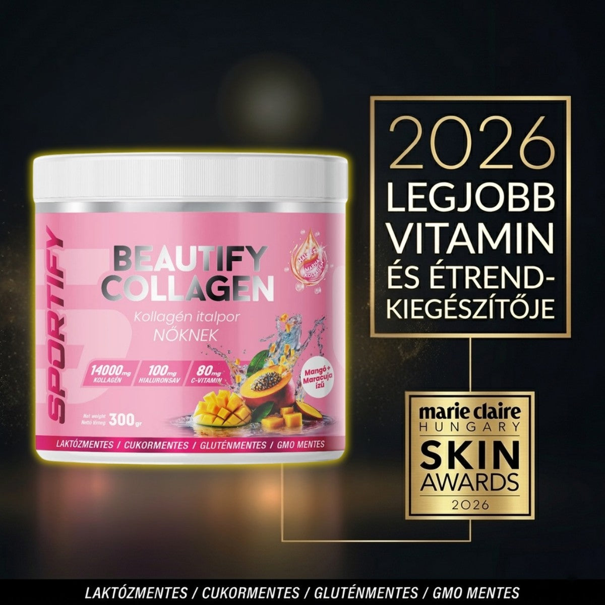 Beautify Kollagén italpor nőknek