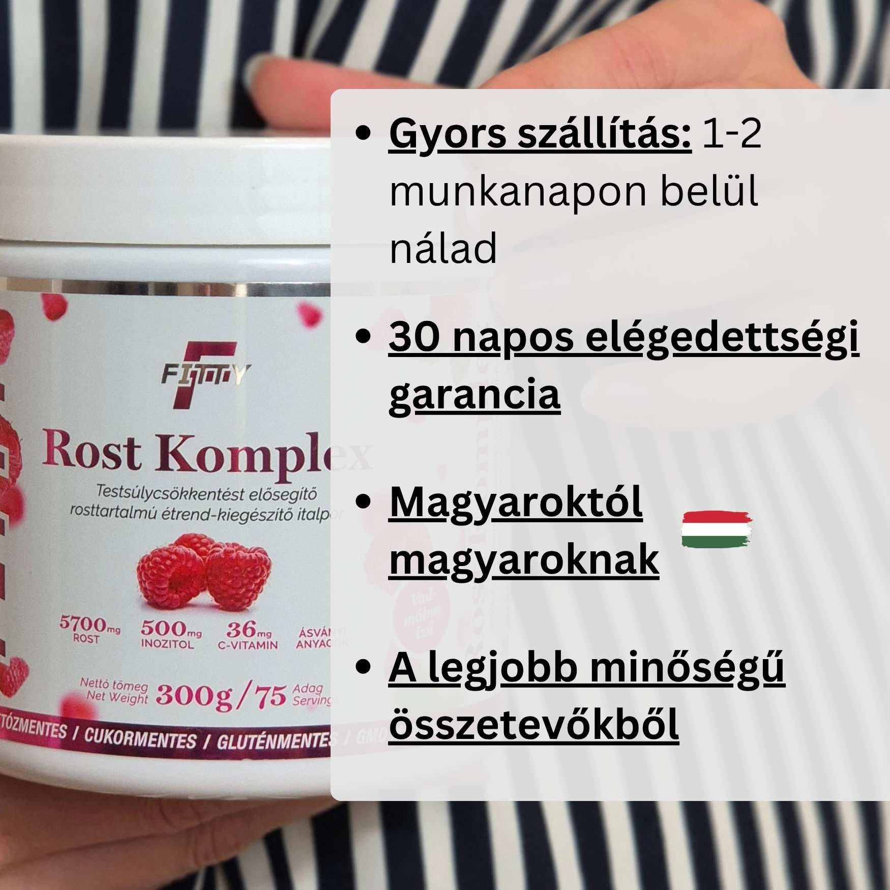 Fitty Rost Komplex testsúlycsökkentést elősegítő italpor nőknek