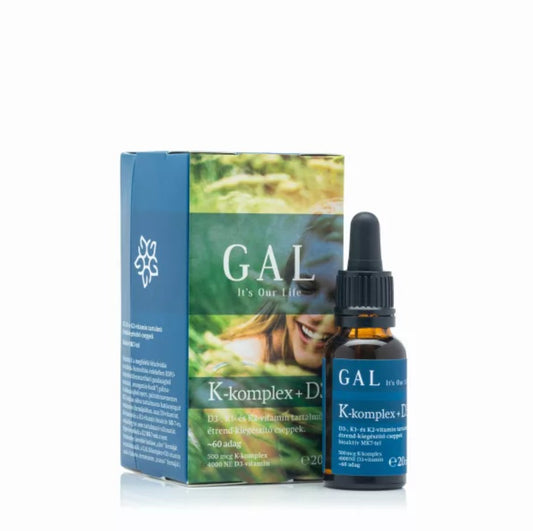 GAL D3 + K komplex csepp 60 adag | 4000 NE D3 + 500 mcg K-komplex