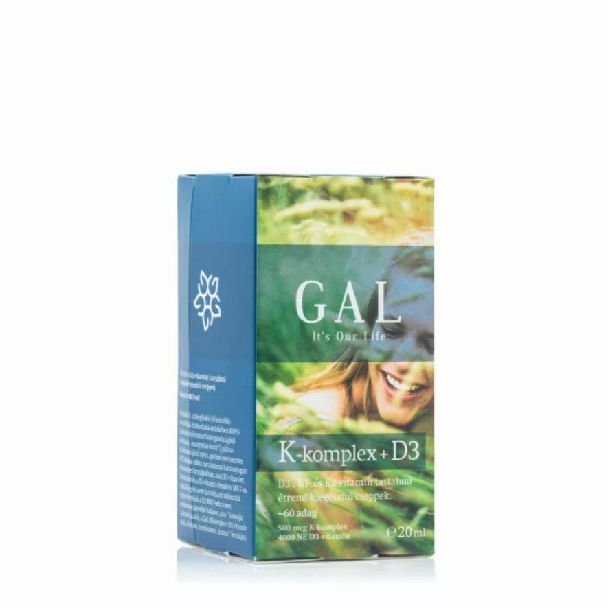 GAL D3 + K komplex csepp 60 adag | 4000 NE D3 + 500 mcg K-komplex