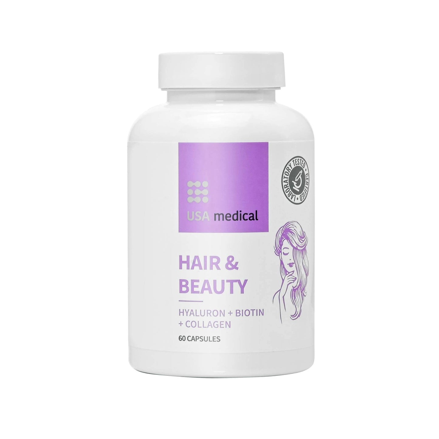 USA medical Hajvitamin kapszula hialuronnal, kollagénnel és biotinnal 60 db