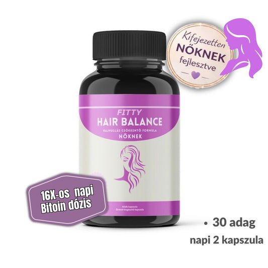 Fitty HairBalance - Hajnövesztő/Hajhullás csökkentő formula Nőknek